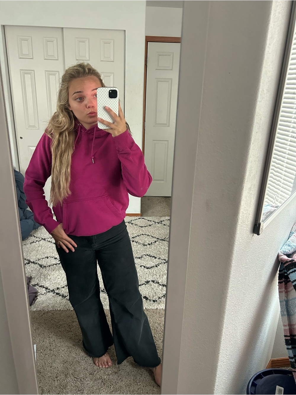 Magenta Pullover Hoodie - Cozy Everyday Staple